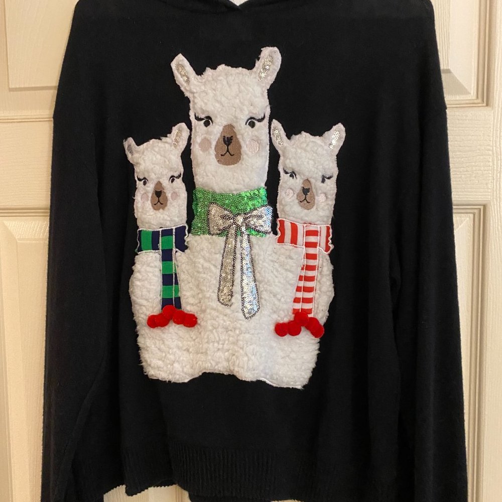 LLAMA CHRISTMAS SWEATER